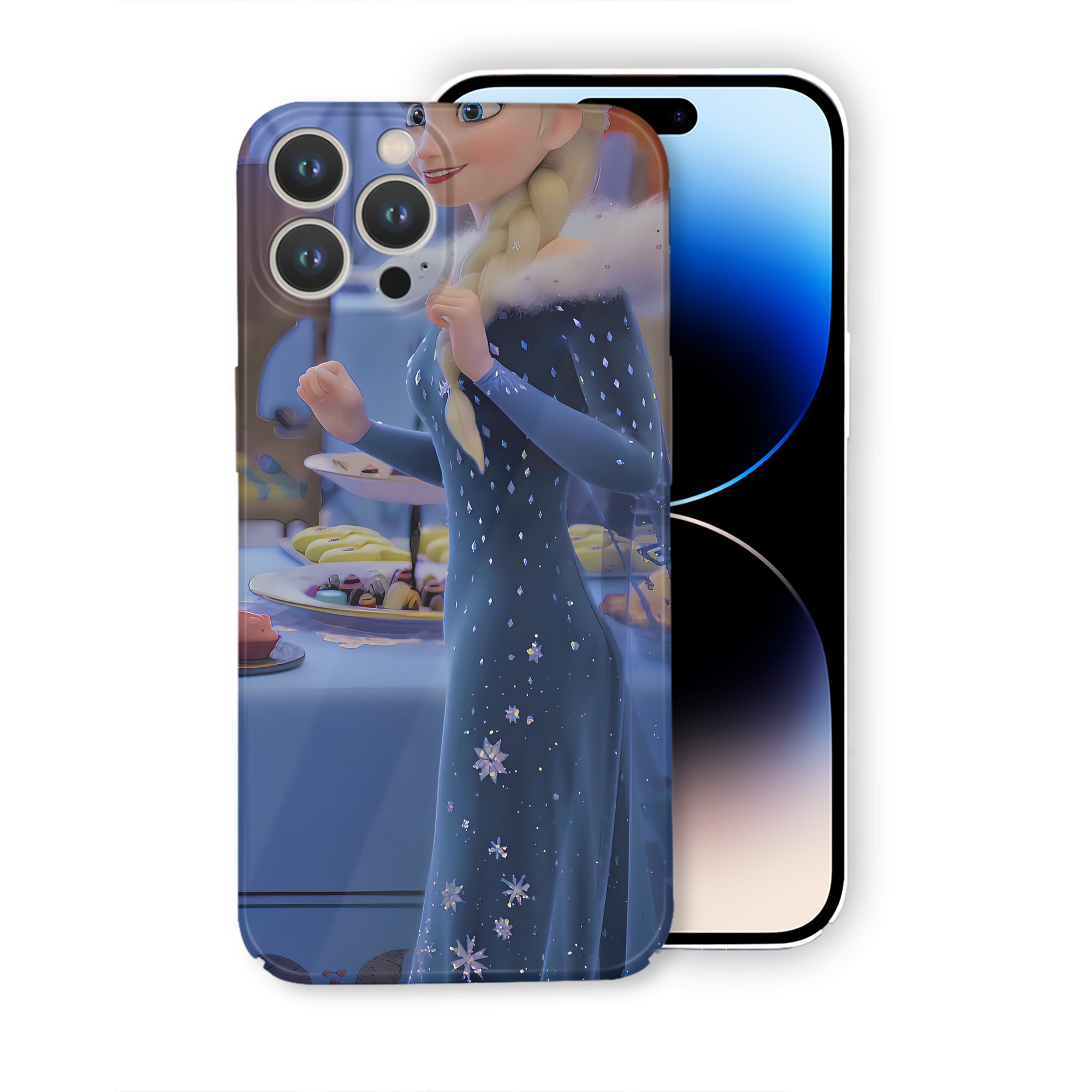 （画像用） アナと雪の女王 アンナ エルサ Frozen Anna Elsa 【iPhone 14シリーズ対応】ハードケース